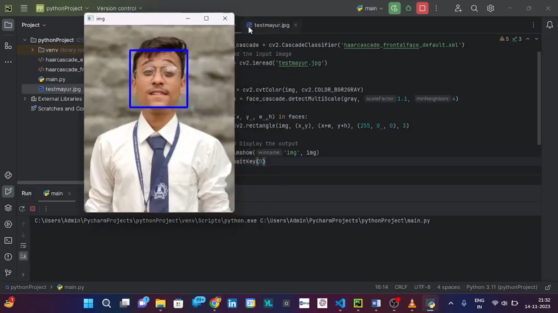 OpenCV processing view
